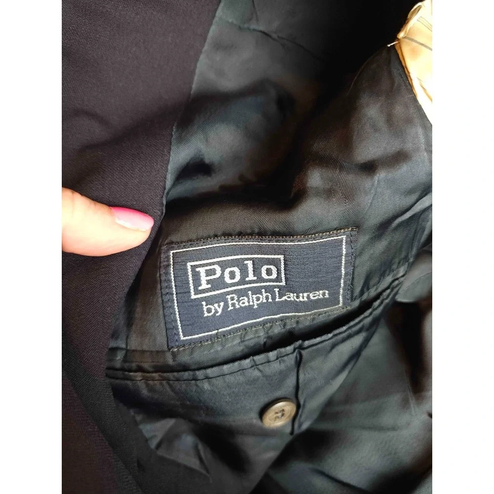 Vintage 80s 90s Polo Ralph Lauren Sport Coat Mens 40R Wool Single Breasted USA